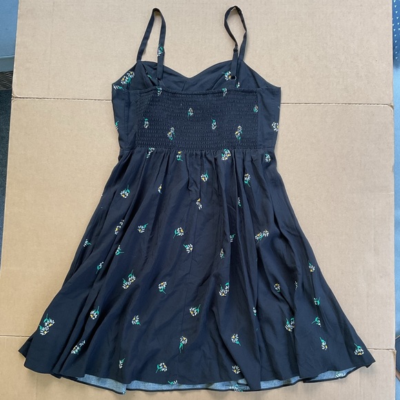Old Navy Y2K Fit & Flare Black Daisy Cami Dress Women’s Medium - Picture 5 of 10